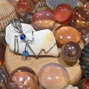 Outer Banks Seashell Pendant. Crafted with Care